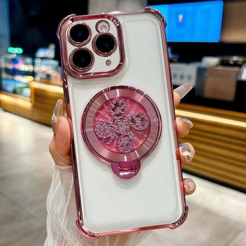 Funda con soporte giratorio para iPhone 11 Pro (rosa)