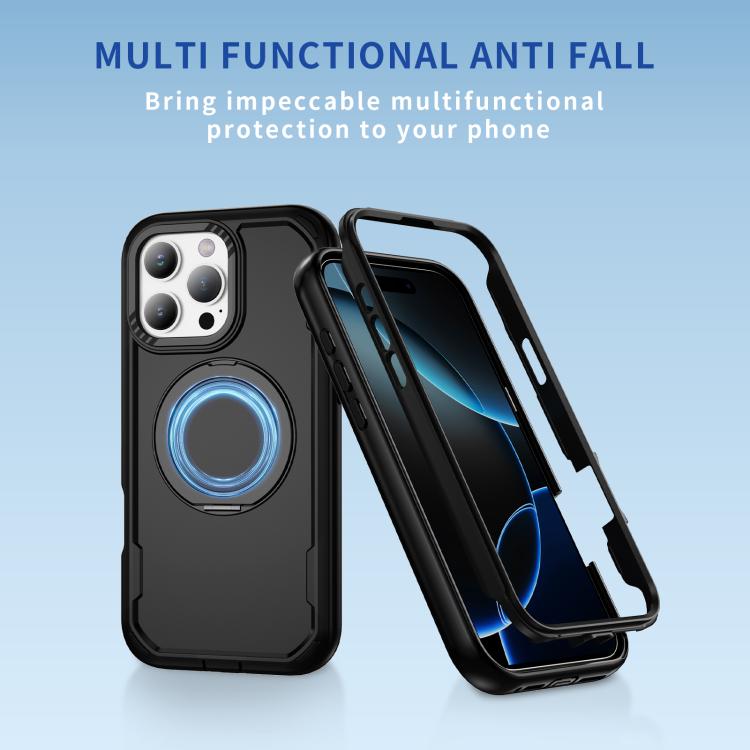 Funda protectora MagSafe para iPhone 16 Pro Max (negra)
