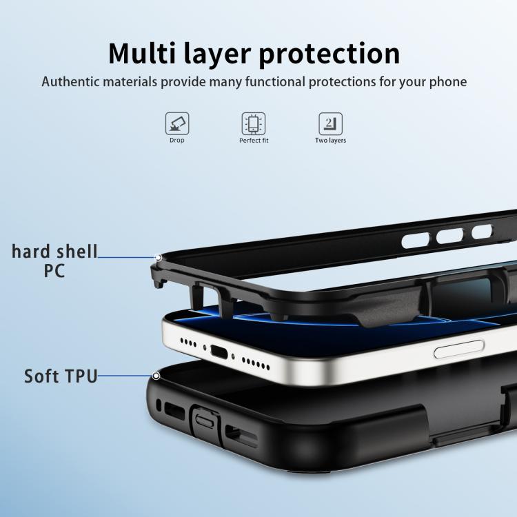 Funda protectora MagSafe para iPhone 16 Pro Max (negra)