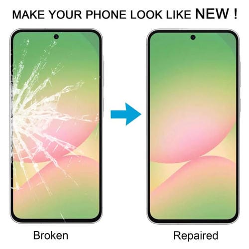 Verre extérieur pour Samsung Galaxy A56 SM-A566B avec adhésif OCA (10 unités)