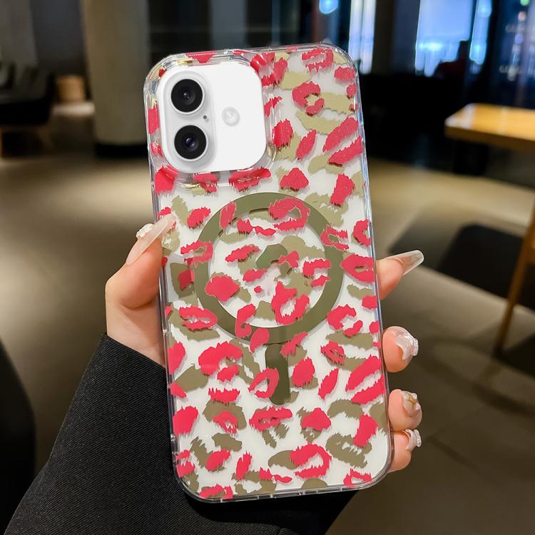 Funda MagSafe con laminado de doble cara IMD para iPhone 16 (rosa)