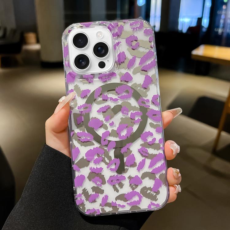 Funda MagSafe con laminado de doble cara IMD para iPhone 16 Pro Max (morada)