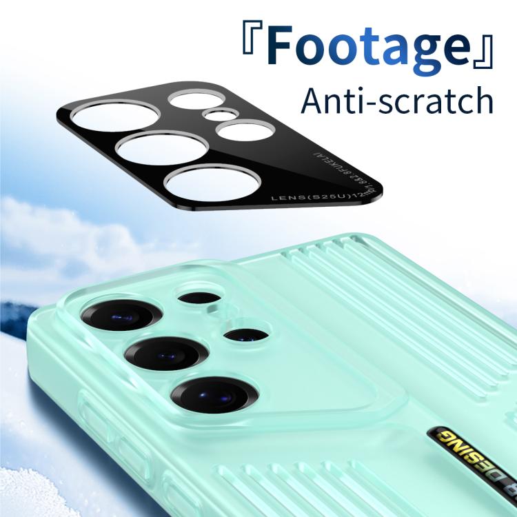 Funda para Samsung Galaxy S23 Ultra 5G, translúcida, esmerilada y con disipación de calor (morada)