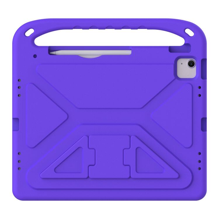 Funda de EVA a prueba de golpes con asa y soporte para iPad Air 13 (2024/2025) (morado)