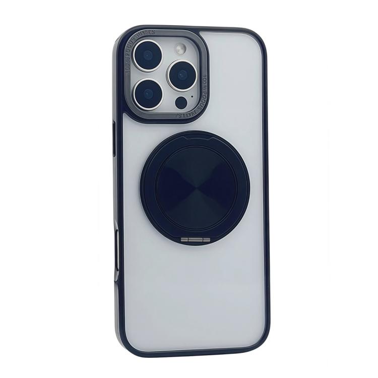 Funda semitransparente con rotación de 360 grados y MagSafe para iPhone 15 Plus/14 Plus (negra)