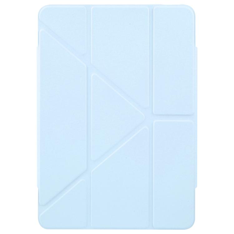 Funda de cuero acrílico deformable con doble cierre magnético desmontable para Xiaomi Pad 7/7 Pro (azul hielo)