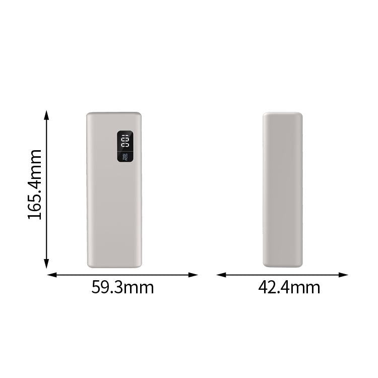Funda protectora de silicona para batería externa CUKTECH 15 de 20000 mAh y 150 W (negra)