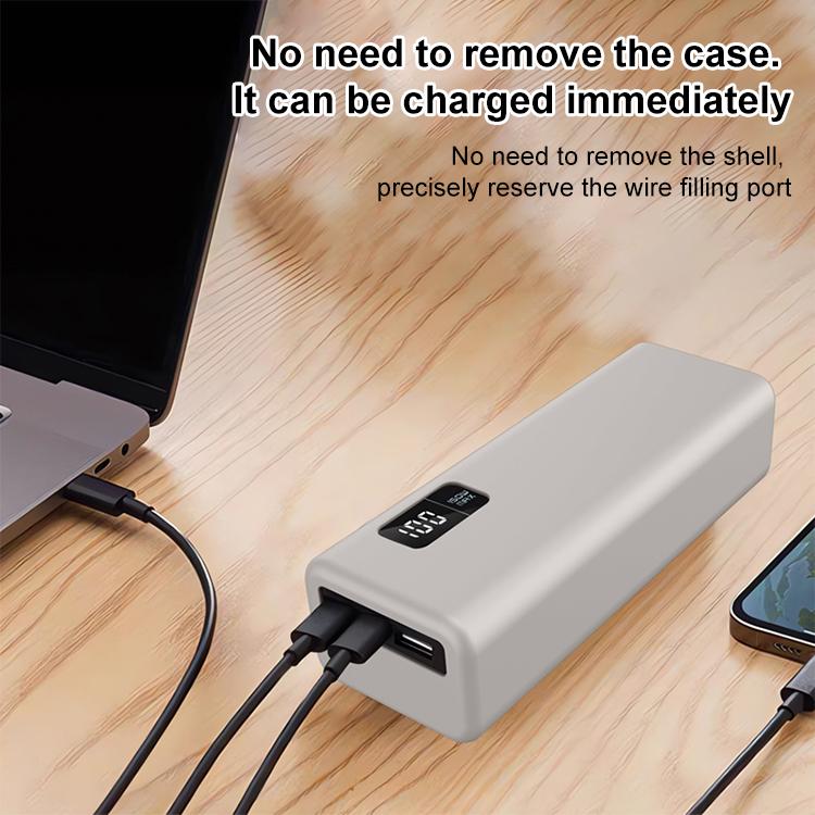 Funda protectora de silicona para batería externa CUKTECH 15 de 20000 mAh y 150 W (negra)