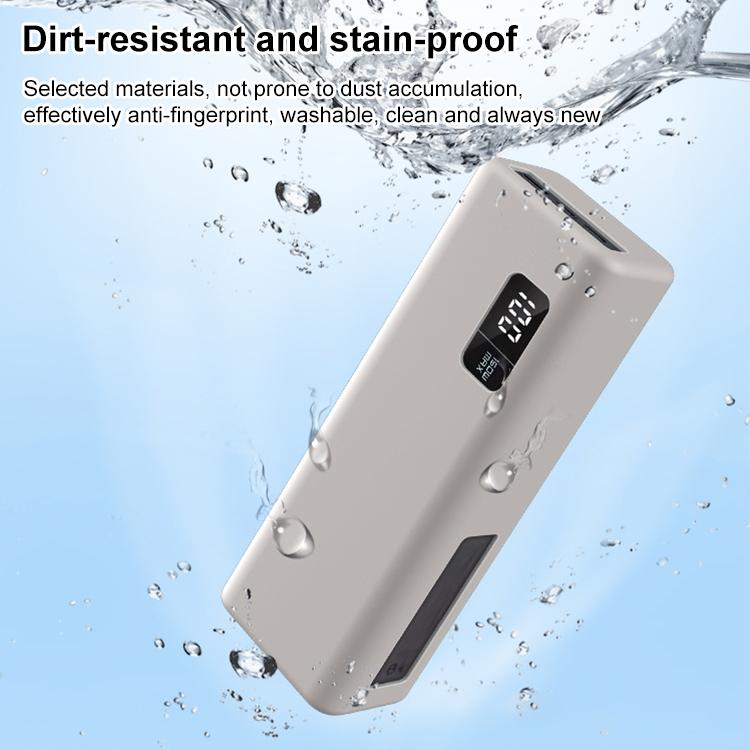 Funda protectora de silicona para batería externa CUKTECH 15 de 20000 mAh y 150 W (negra)