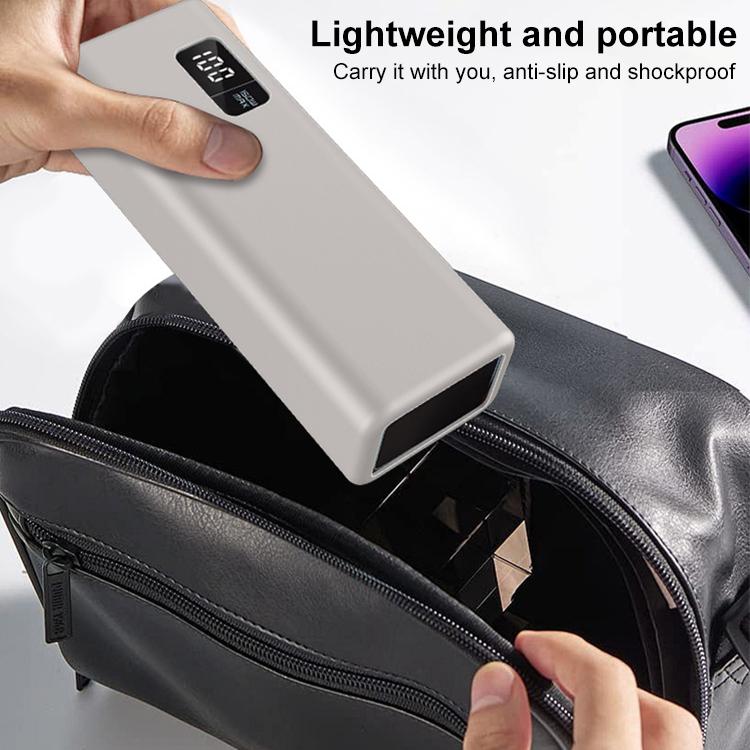 Funda protectora de silicona para batería externa CUKTECH 15 de 20000 mAh y 150 W (negra)