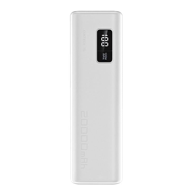 Funda protectora de silicona transparente para batería externa CUKTECH 15 SE de 20000 mAh y 100 W