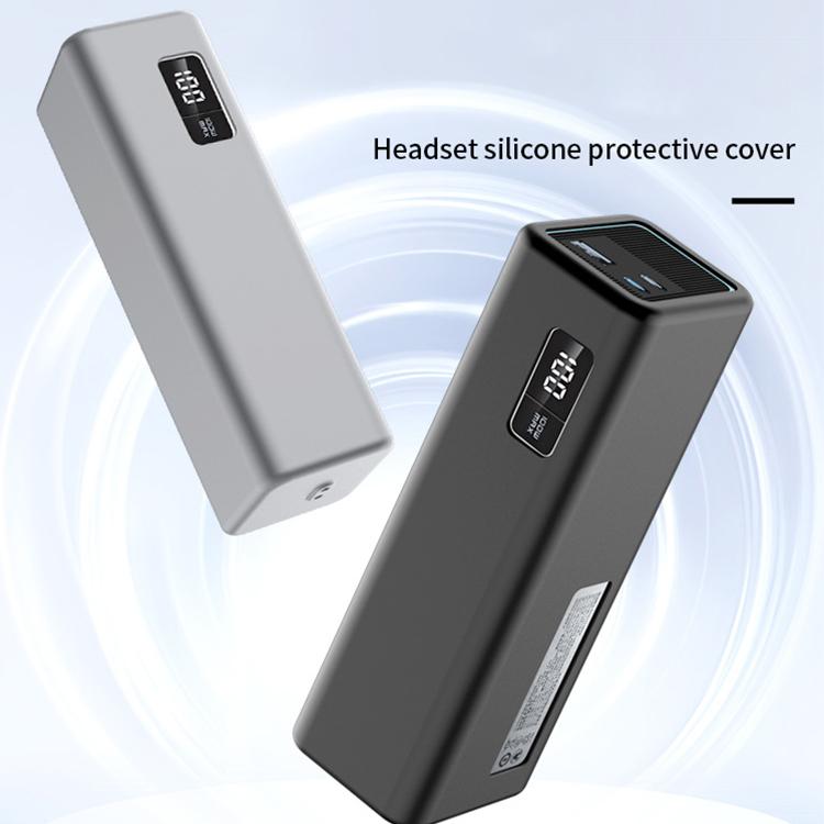 Funda protectora de silicona para batería externa CUKTECH 15 SE de 20000 mAh y 100 W (gris)