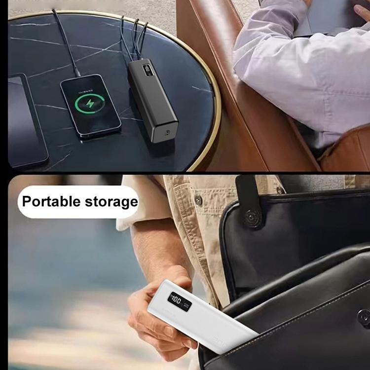 Funda protectora de silicona para batería externa CUKTECH 15 SE de 20000 mAh y 100 W (gris)