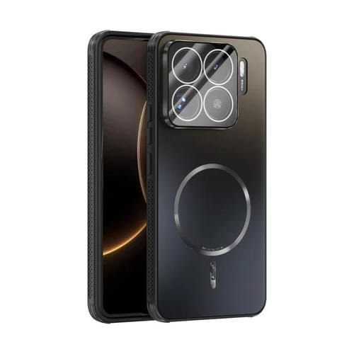 Funda ABEEL MagSafe esmerilada con disipación de calor y película para lente para Xiaomi 15S Pro (negra)