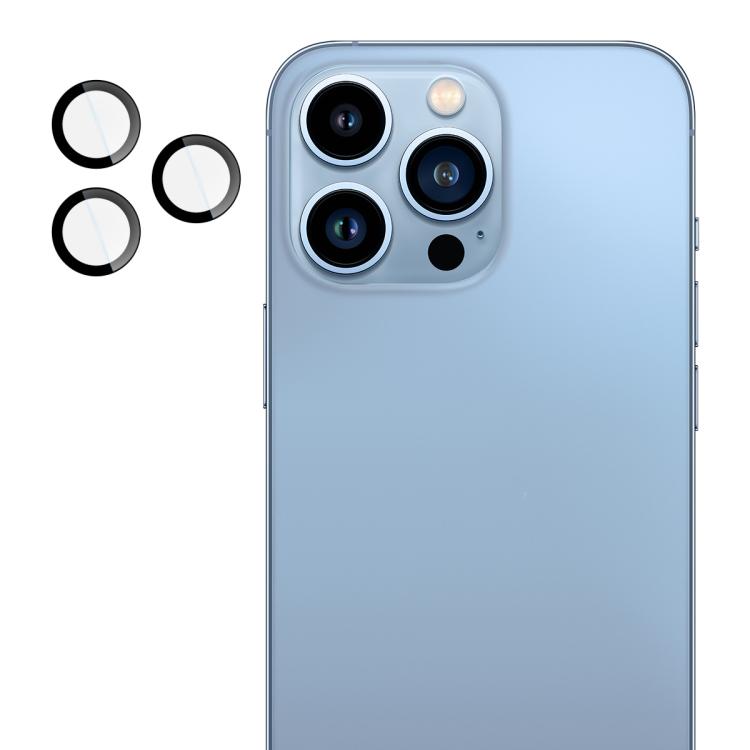 Funda para iPhone 13 Pro / 13 Pro Max con película de cristal imak para lente de cámara trasera, versión exclusiva con autoposicionamiento