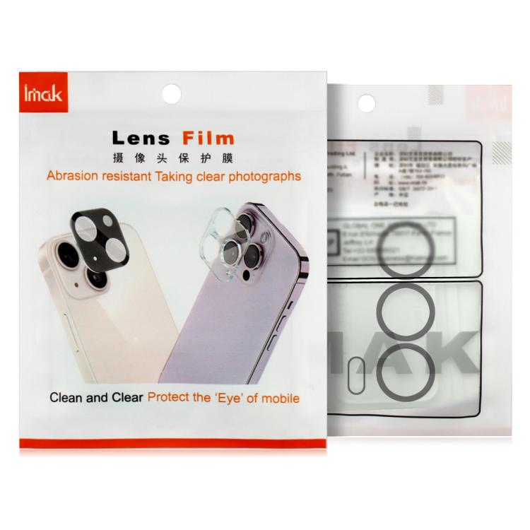 Funda para iPhone 14 Pro / 14 Pro Max con película de cristal imak para lente de cámara trasera, versión exclusiva con autoposicionamiento