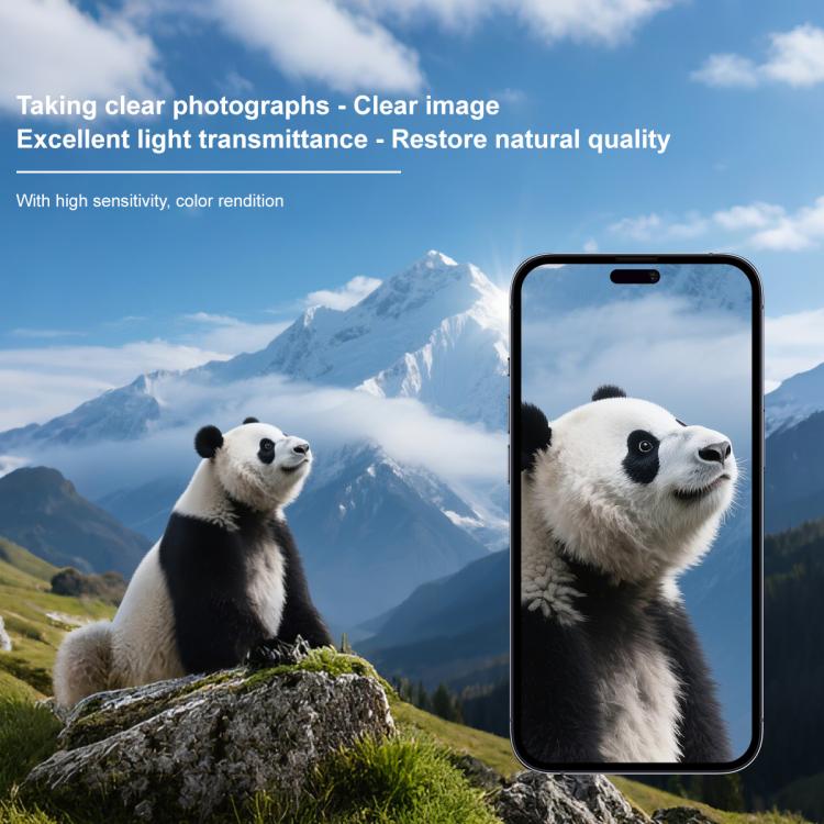 Funda para iPhone 16 Pro / 16 Pro Max con película de cristal imak para lente de cámara trasera, versión exclusiva con autoposicionamiento
