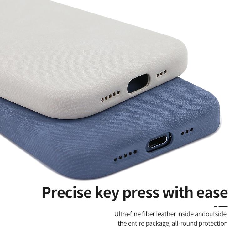 Funda VIETAO de cuero sintético con textura vaquera retro MagSafe para iPhone 13 Pro (morado oscuro)