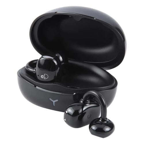 Auriculares inalámbricos Bluetooth ZGA GS24 con clip para la oreja (negros)