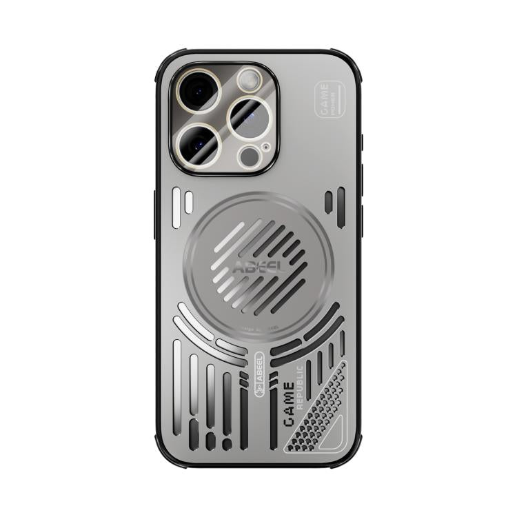 Funda ABEEL Ice Fox Series para iPhone 13 Pro con disipador de calor Magsafe (gris titanio)