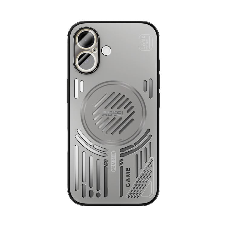 Funda ABEEL Ice Fox Series para iPhone 16 con disipador de calor Magsafe (gris titanio)