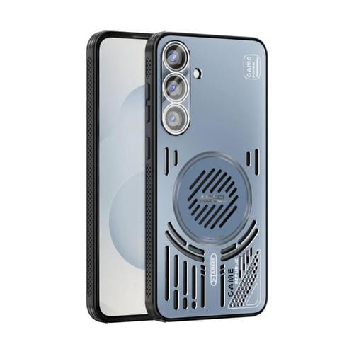 Funda con disipador de calor Magsafe para Samsung Galaxy S25+ 5G ABEEL Ice Fox Series (azul)