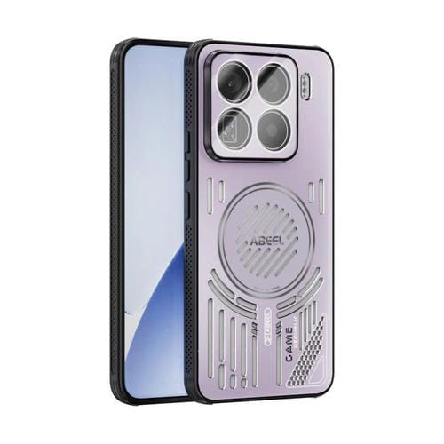 Funda para Xiaomi 15 Pro ABEEL Ice Fox Series con disipador de calor Magsafe (rosa y morado)