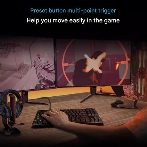 Teclado inalámbrico Logitech G PRO X TKL RAPID con interruptores magnéticos (Negro)