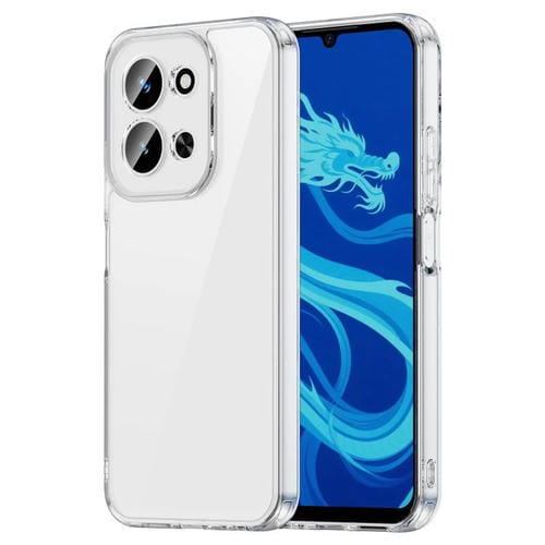 Funda híbrida de TPU y policarbonato para Redmi 15C 4G (173,1 mm), a prueba de golpes (transparente)