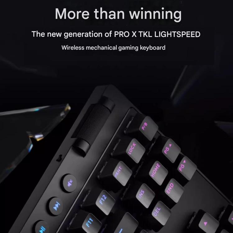 Teclado inalámbrico Logitech G PRO X TKL interruptores mecánicos GX-T (Negro)