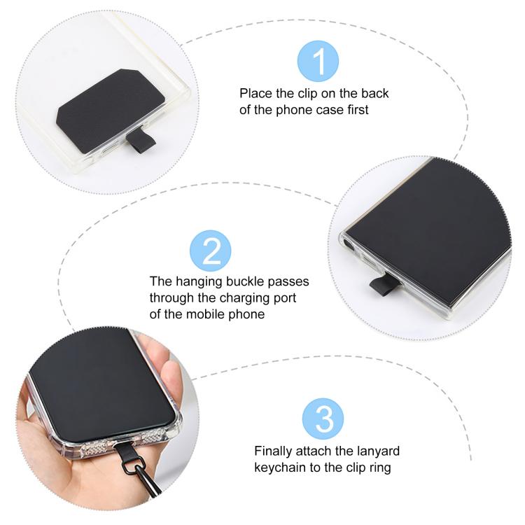 8mm Adjustable Gold Buckle Wrist Short Strap Anti-lost Mobile Phone Lanyard(Dark Grey)