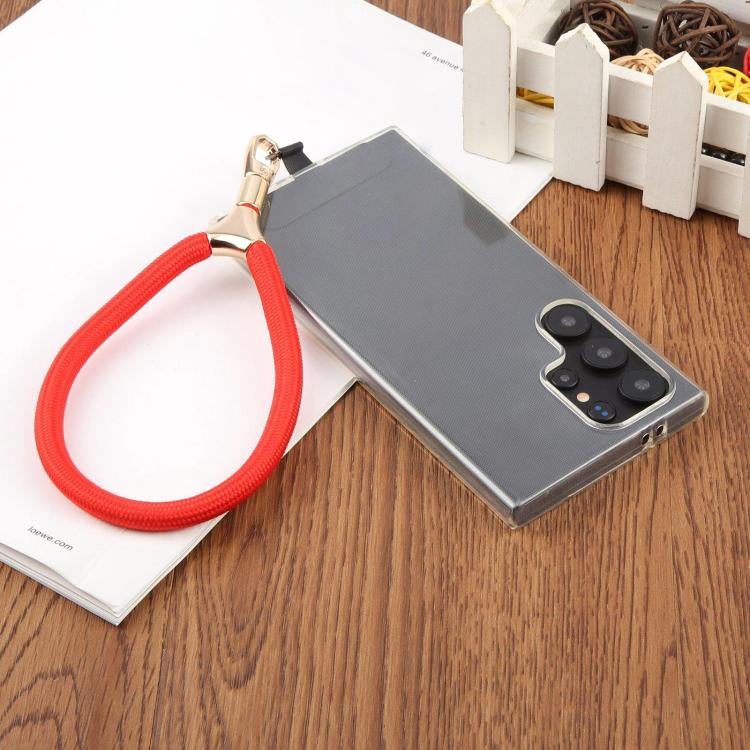 8mm Adjustable Gold Buckle Wrist Short Strap Anti-lost Mobile Phone Lanyard(Blue Dot Color)