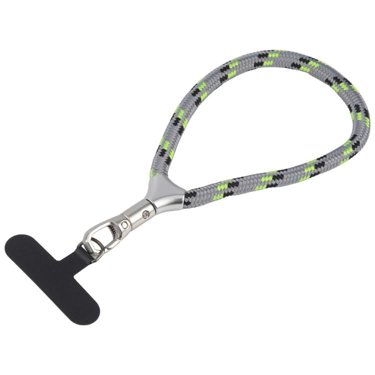 8mm Adjustable Silver Buckle Wrist Short Strap Anti-lost Mobile Phone Lanyard(Grey Dot Color)