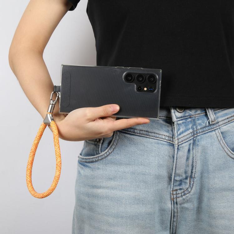 8mm Adjustable Silver Buckle Wrist Short Strap Anti-lost Mobile Phone Lanyard(Midnight Blue)