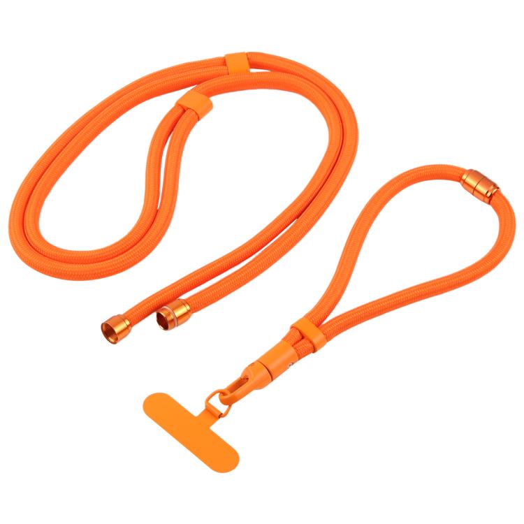 7mm 3 in 1 Threaded Adjustable Crossbody Mobile Phone Lanyard(Sapphire Blue)