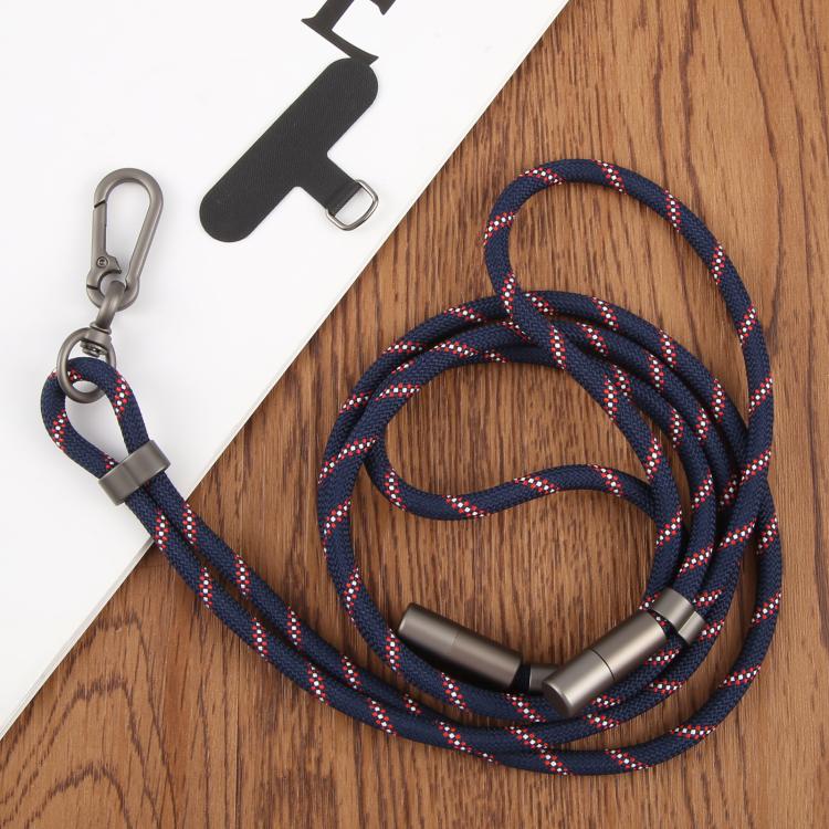 Type-C to Type-C Data Charging Cable Crossbody Phone Long Lanyard(Purple)