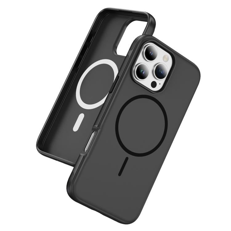 Funda híbrida de TPU Magsafe original para iPhone 16 Pro (negro)