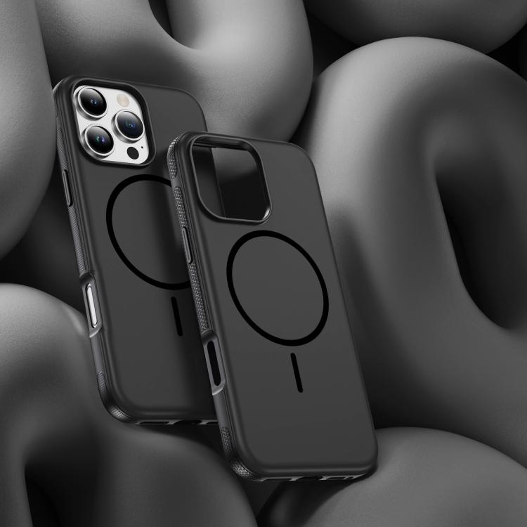 Funda híbrida de TPU Magsafe original para iPhone 16 Pro (negro)