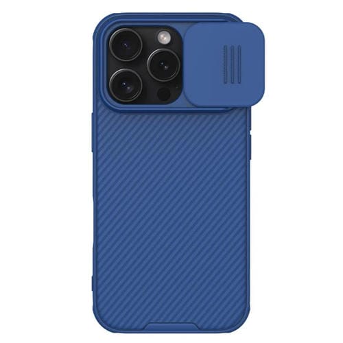 Funda para PC NILLKIN CamShield Pro para iPhone 16 Pro (azul)