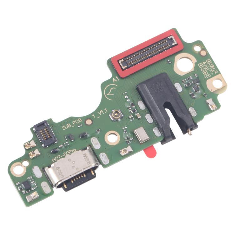 Placa de puerto de carga OEM con iC para Infinix Hot 50 5G X6720