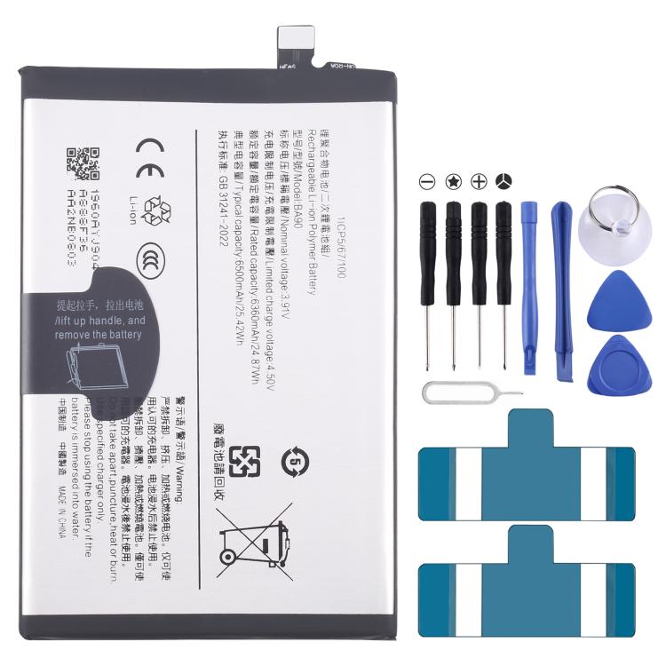 Reemplazo de batería BA90 de 6500 mAh para vivo Y300i