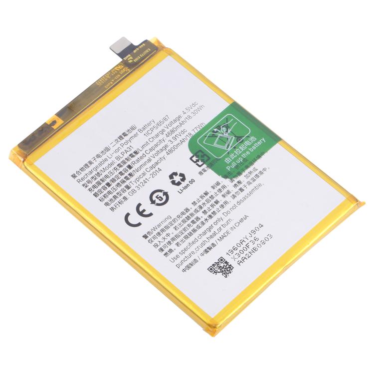 Reemplazo de batería para OPPO Reno11 BLPA31 de 4800 mAh