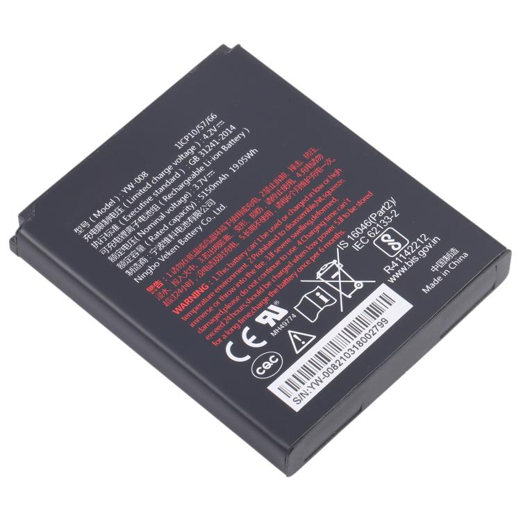 Reemplazo de batería para Pax YW-008 A920 Pro YW-008 5150mAh