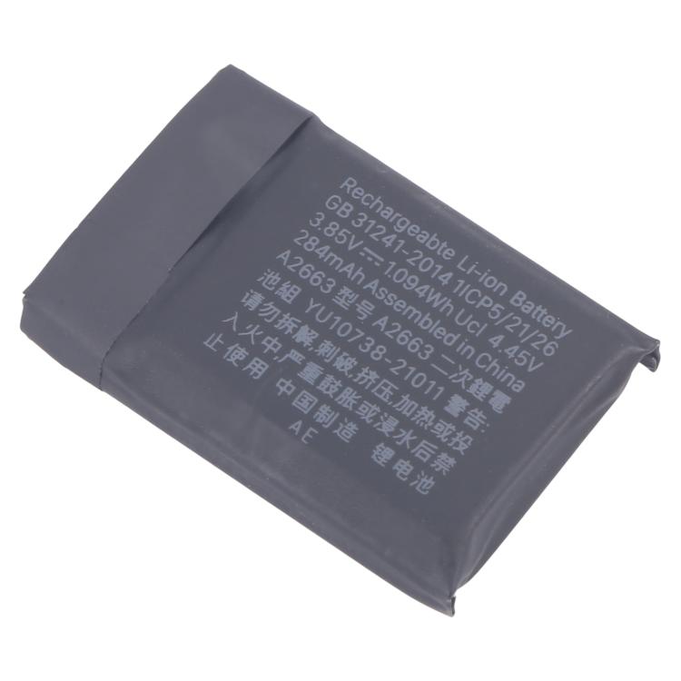 Reemplazo de batería A2663 de 284 mAh para Apple Watch Series 7 de 41 mm