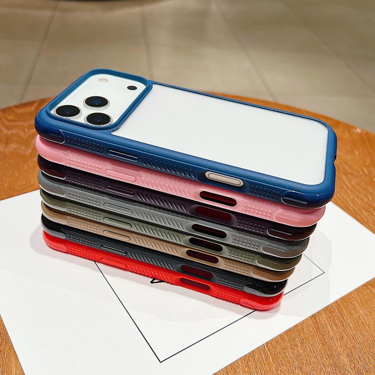 Funda de acrílico TPU transparente con borde liso para Samsung Galaxy S25+ / S24+ 5G (azul rey)