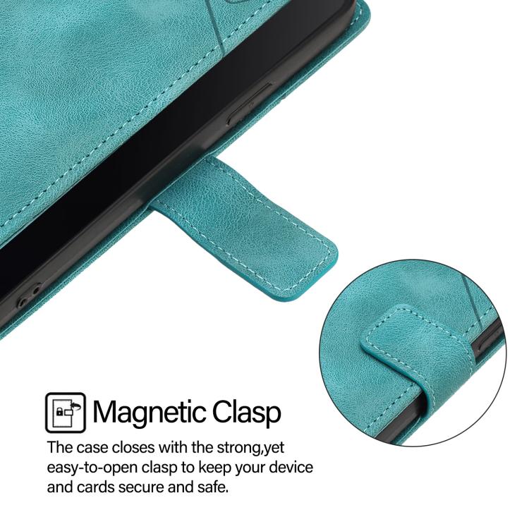 Funda de piel con relieve para Samsung Galaxy XCover7 Pro (verde)