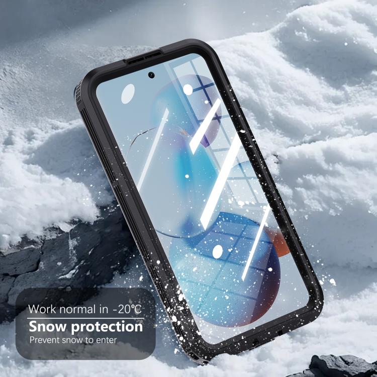 Funda RedPepper para Samsung Galaxy S25 5G, resistente al agua IP68, triple protección MagSafe (negra)