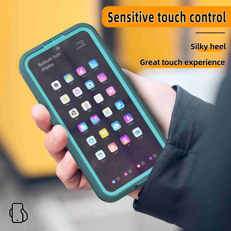 Funda RedPepper para Samsung Galaxy S24 5G, resistente al agua IP68, triple protección MagSafe (azul)