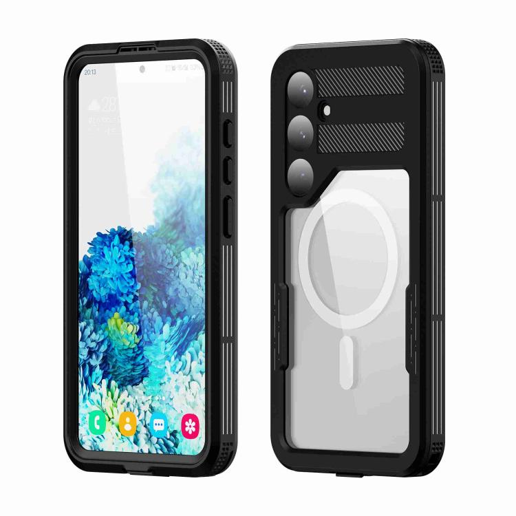 Funda RedPepper para Samsung Galaxy S24+ 5G, resistente al agua IP68, triple protección MagSafe (negra)