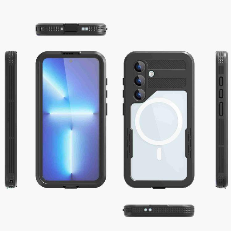 Funda RedPepper para Samsung Galaxy S24+ 5G, resistente al agua IP68, triple protección MagSafe (negra)